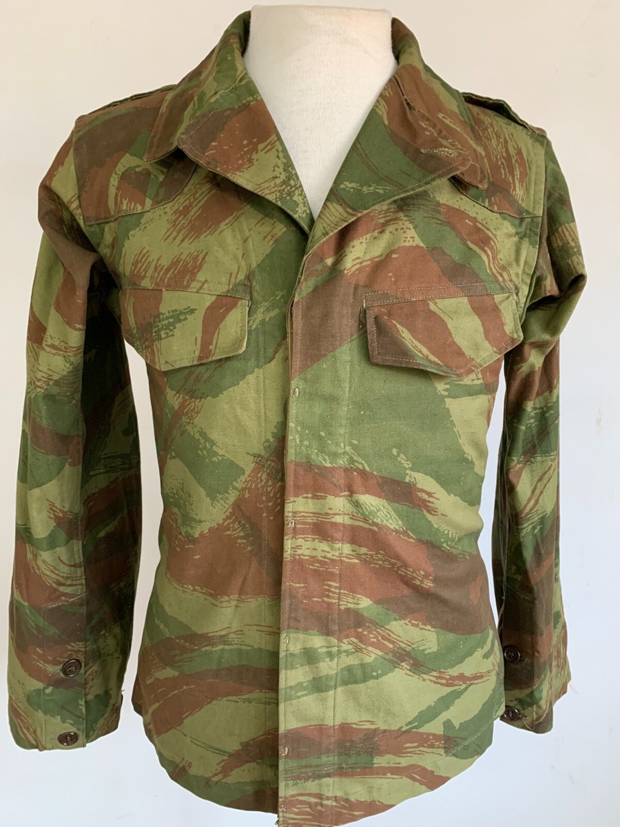 VTG Old French TTA47 Allege Lizard Jacket Commandos Algeria