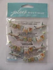 Jolee's Boutique 4 Pc Dimensional Stickers MY TRIP REPEATS NIP 