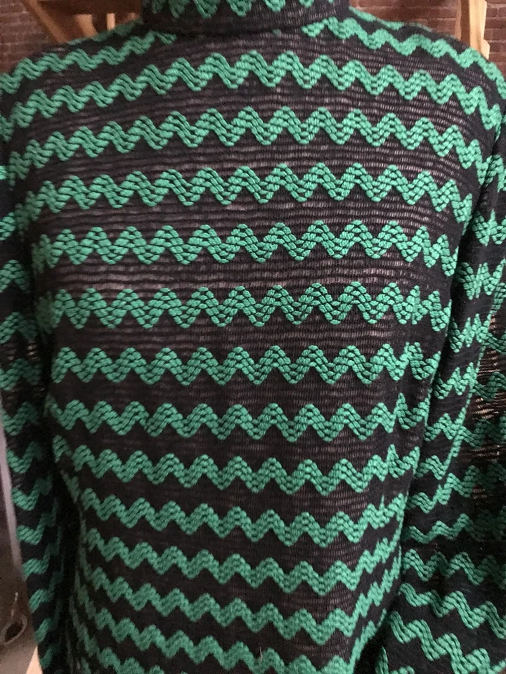 Винтажное женское платье Pauline Trigere 70-е с длинным рукавом вязаные карманы Rick Rack 10 - Изображение 3 из 4