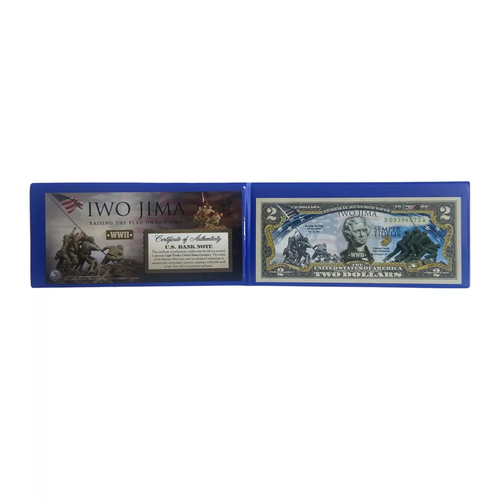 Colorized U.S. $2 Bill - Chinese Zodiac Year Of The Rat Lunar New Year Lucky Money
