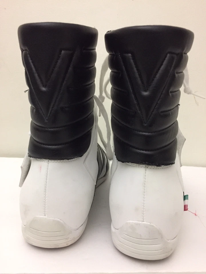 Virtuos Oriente Boxing Shoes Boots Men’s Size US 8 Eur 41 Black White Lace Up - Image 4 of 4