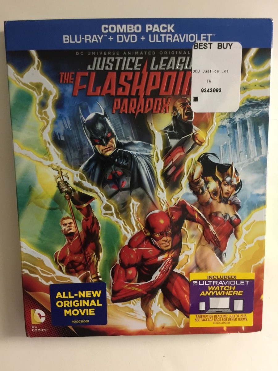 Justice League: The Flashpoint Paradox (Blu-ray, 2013, 2-Disc) NEW