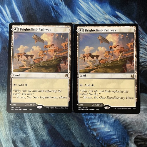 MTG Brightclimb / Grimclimb Pathway X2 Zendikar Rising NM - Picture 1 of 2