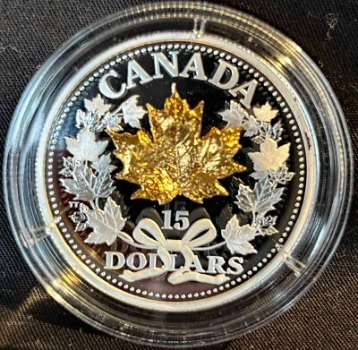 Canada 2019 Golden Maple Leaf Masters Club Edition (1 oz with 3D gildet Leaf) - Bild 1 von 4