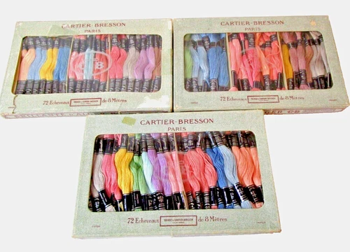 Vintage Cartier-Bresson Brillante D'Alger Lot of 154 New Skeins