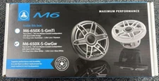 JL Audio Marine 6.5" Speakers 150w (Pair) M6-650X-S-GwGw White Sport Grilles (2)