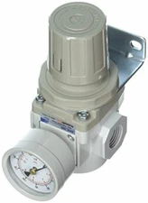 PneumaticPlus Air Regulator 3/8" NPT Bracket Gauge SAR300-N03BG