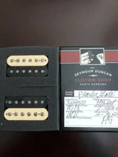 Seymour Duncan Custom Shop Pearly Gates Humbucker Set Aged Zebra
