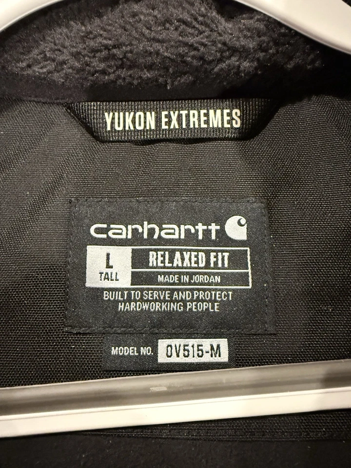 Carhartt Yukon Extremes Fleece Wind Fighter Vest Men’s Size Large Tall Black - Image 4 of 4