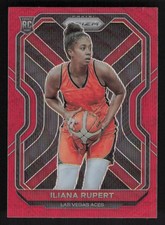 2021 Panini Prizm WNBA #100 Iliana Rupert Prizms Ruby Wave RC