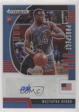 2020 Panini Prizm Draft Picks Prospect Blue /149 Mustapha Heron #PA-MU Auto 0b2