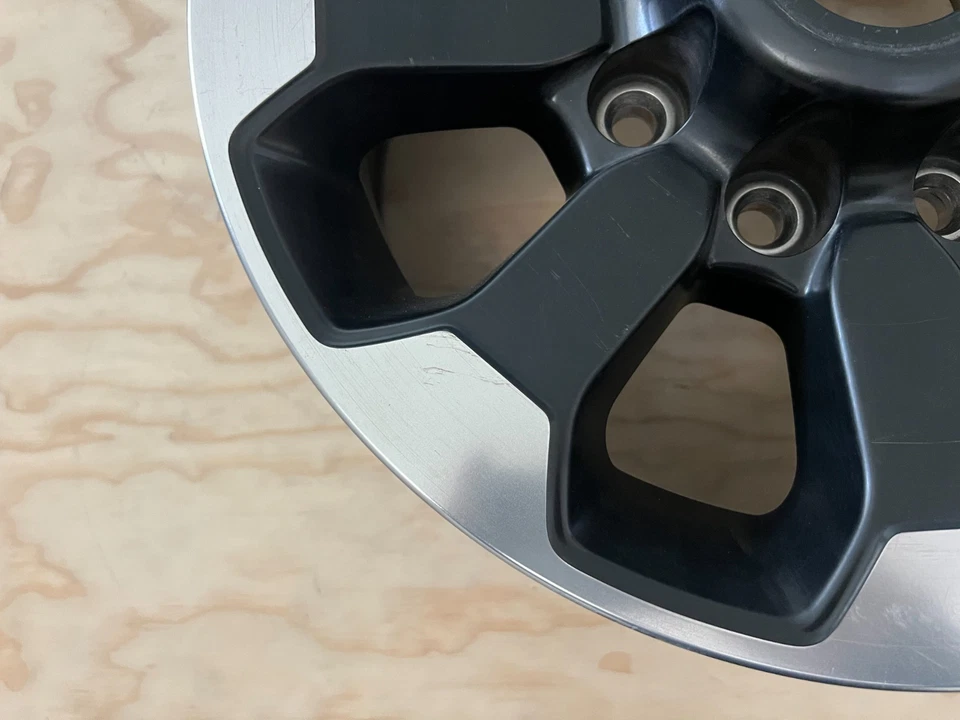 2017 - 2024 Dodge Ram 2500 Wheel Rim 17x8" Factory OEM 2599 Black Machined - Image 4 of 4