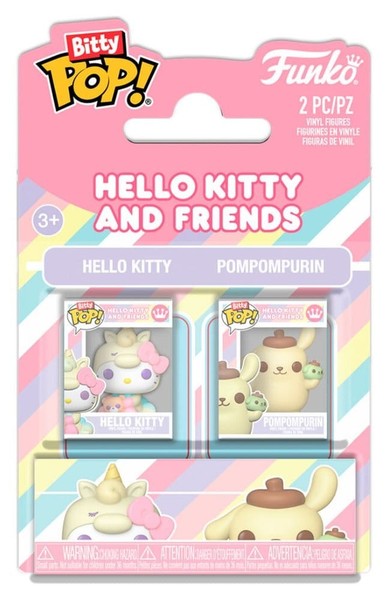 Sanrio Bitty Pop! Vinylfiguren 2Er-Pack Hk & Pompom 2 Cm Funko-image