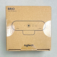Logitech BRIO Ultra HD Webcam V-U0040 Black 4096x2160p 90fps USB-A
