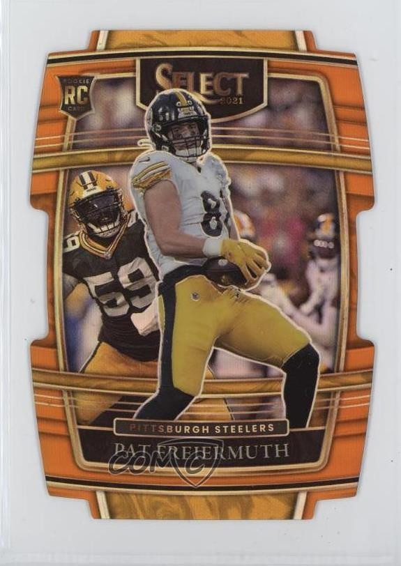 2021 Select Concourse Orange Prizm Die-Cut 20/249 Pat Freiermuth Rookie RC 01qg