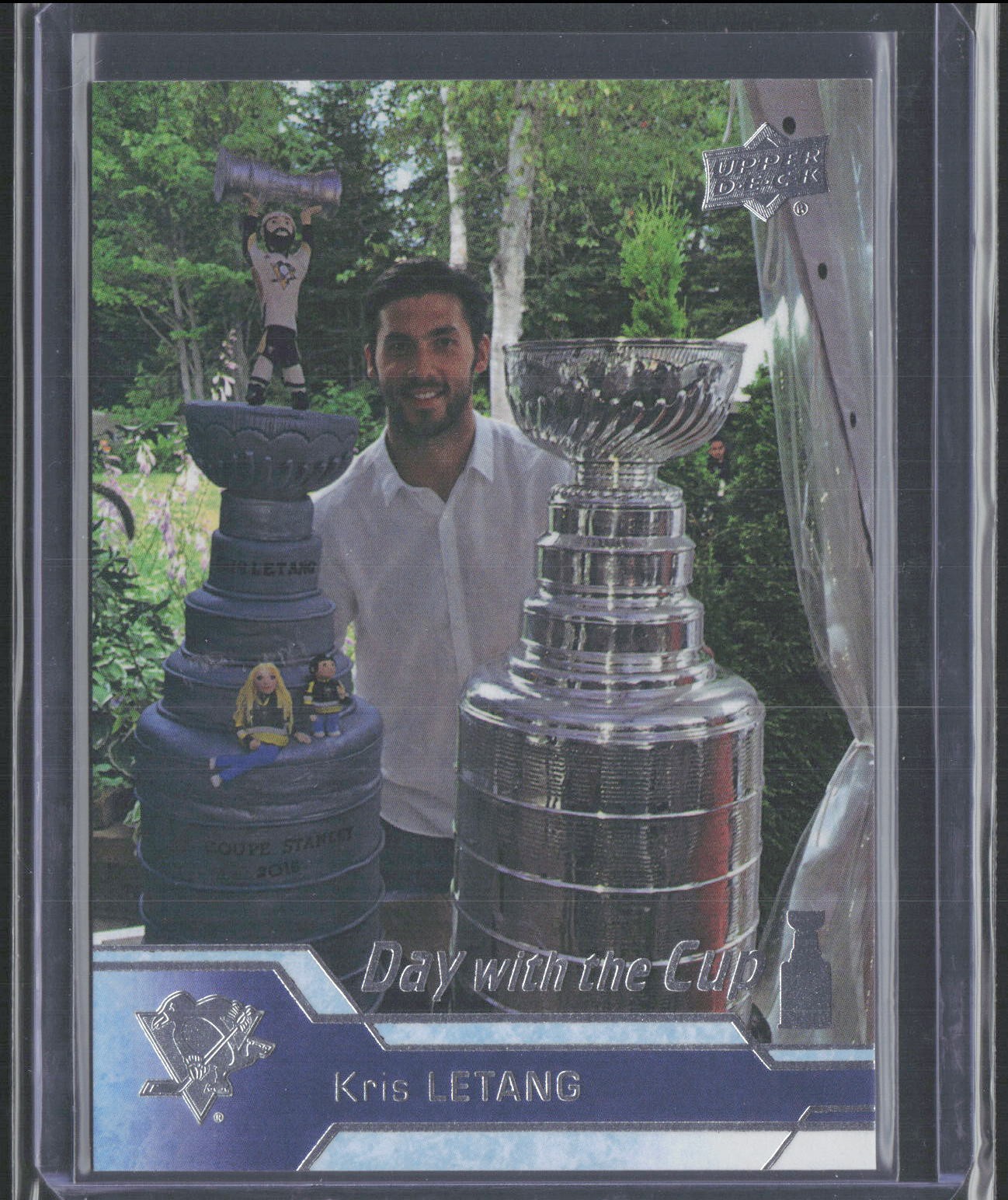 Kris Letang #DC2 2016-17 Upper Deck Hockey Day with The Cup