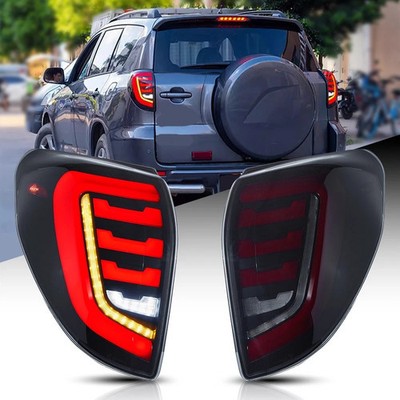 Tail Lights For 2006-2012 Toyota RAV4 LED Animation Sequential Turn Signal Pair