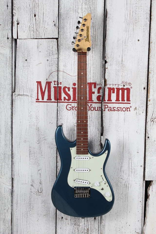 Guitarra elétrica Ibanez AZES31 oceano ártico acabamento metálico com bolsa Gig - Imagem 4 de 4