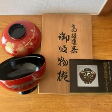 High-quality lacquerware soup bowl