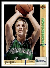 1991-92 Upper Deck Brad Davis Dallas Mavericks #229