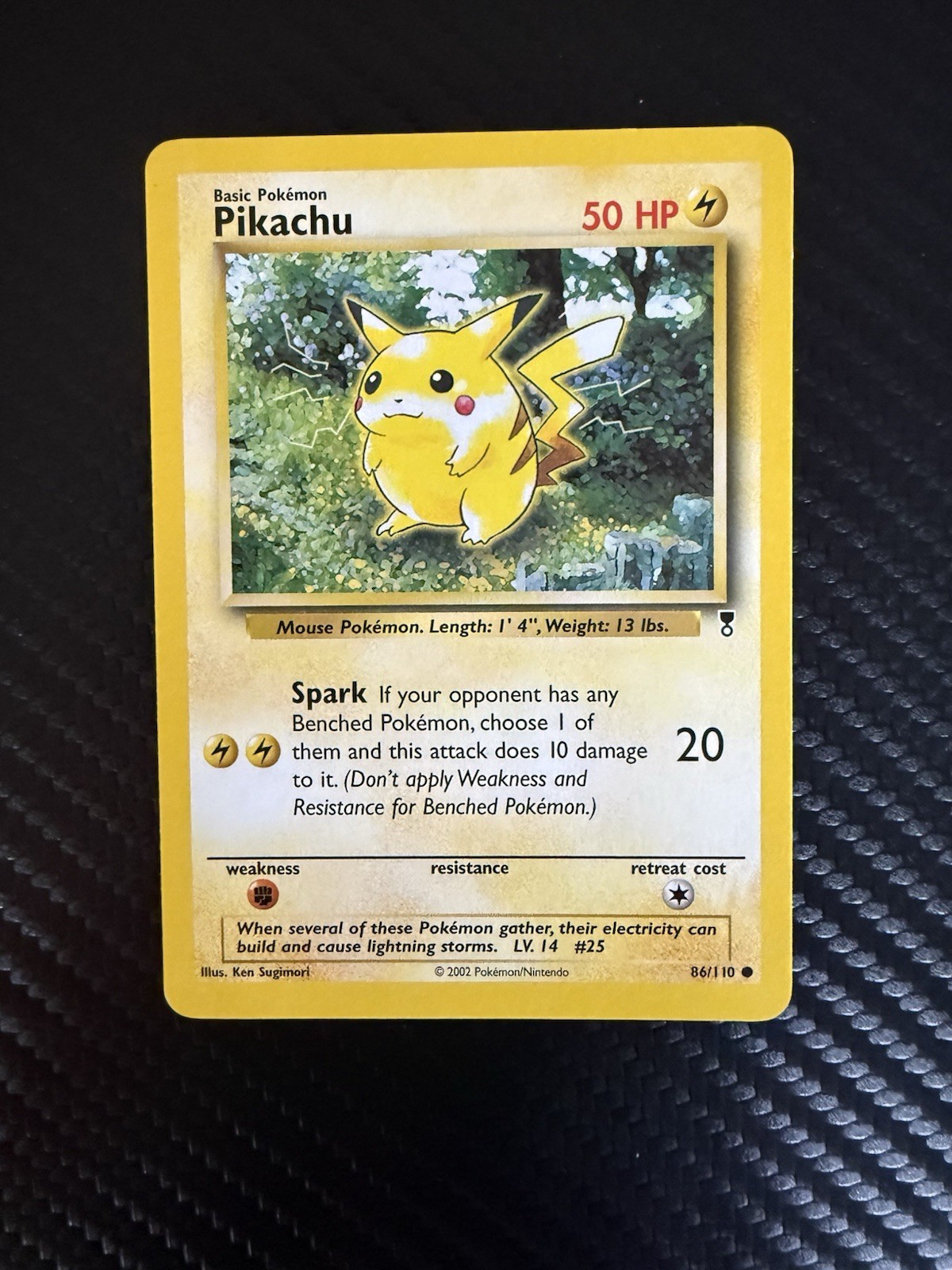 Pokémon Pikachu Legendary Collection 86/110 Common Regular 50 HP English