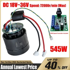 NIDEC 13F048R011 DC29V 545W High Speed PWM DC Brushless Fan Vacuum Cleaner Motor