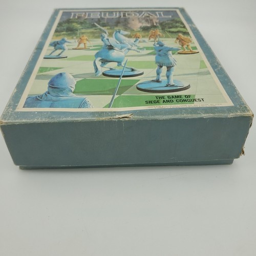 Gioco da Tavolo Feudale Vintage 1967 Il Gioco della Conquista dell'Assedio 100% Completo Roughbox - Foto 9 di 14
