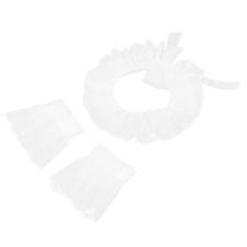 Collar Cuffs for Wedding Dress Detachable Clown Costume Accessories
