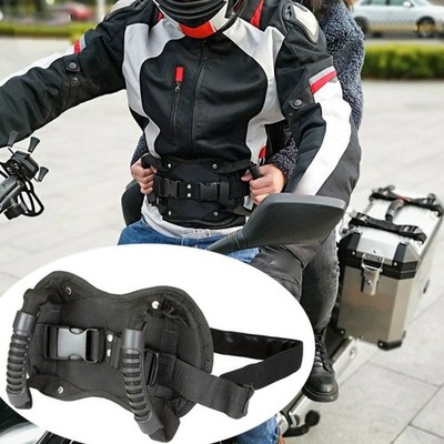 Motorrad Beifahrer Handschlaufe mit atmungsaktivem Mesh und verstellbarem Gürte