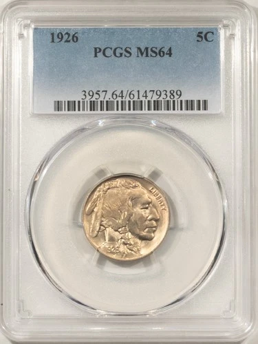 1926 BUFFALO NICKEL - PCGS MS-64