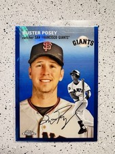 2023 Topps Chrome Platinum Anniversary Buster Posey #456 Blue Mini Diamond NM💎