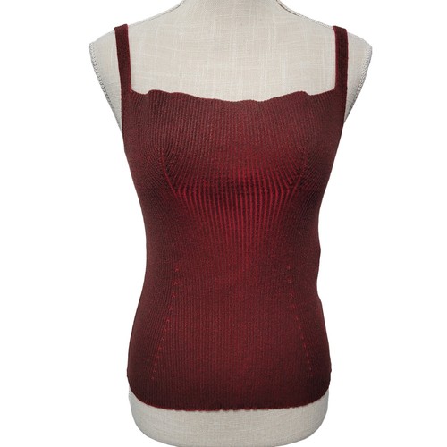 Isa Boulder Bodyheat Volcano Tank Top Women's Size M Rib Knit Form Fit