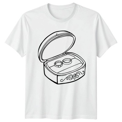 Trauringe Celebrations Herren T-Shirt Damen Tee Hochzeit Grafik Unisex Geschenk