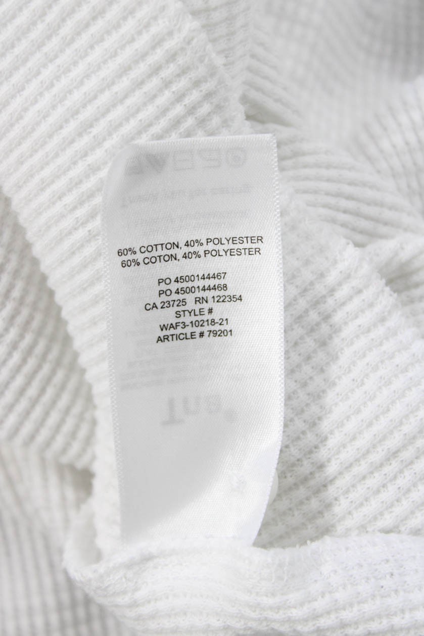 TNA Womens Cropped Basic Button-Up White Long Sle… - image 6