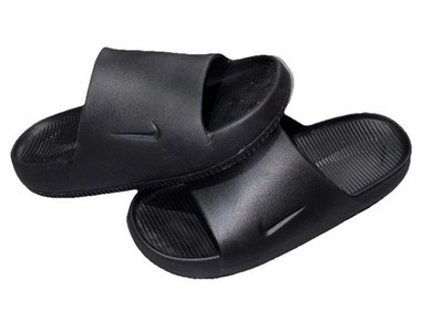 Nike Calm Black Slides Sandles Unisex Adult Lightweight Sz M6/W7 EUC