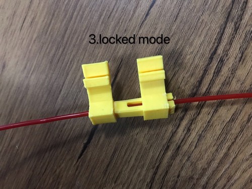 Bamboo lab A1 3D Printer filament reloader/ swap adapter Red Cable Protection - 第 8/9 張圖片