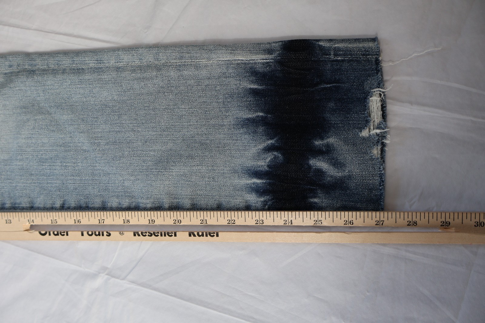 AG Adriano Goldschmied The Isabelle  High Rise Straight Crop Jeans Size 24 Ombre thumbnail 15