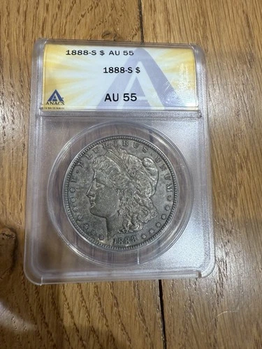 1888-S Morgan Dollar $1 AU 55 ANACS