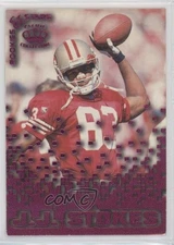 1995 Pacific Triple Folders Rookies & Stars Raspberry JJ Stokes #RS-29 RC