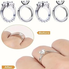 12 Pack Ring Sizers Invisible Ring Sizer Adjuster for Loose Rings Ring Guard ...