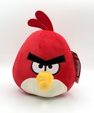 Red Head Angry Bird Plush Toy 7-8 inch RED Rovio Angry Birds. New w /tag
