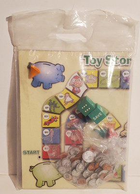 MONEY MADNESS TOY SHOP MANIA EDUCATIONAL SHOPPING SPENDING BOARD GAME