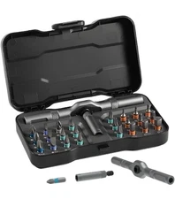 24 in 1 Magnetic Screwdriver Set,DIY Ratchet Screwdriver Set,Multi Bit Drive Set