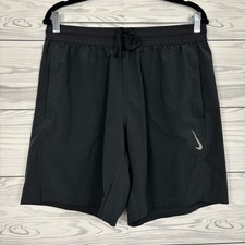 Nike Men's Dri-Fit Yoga Black Shorts Size Large