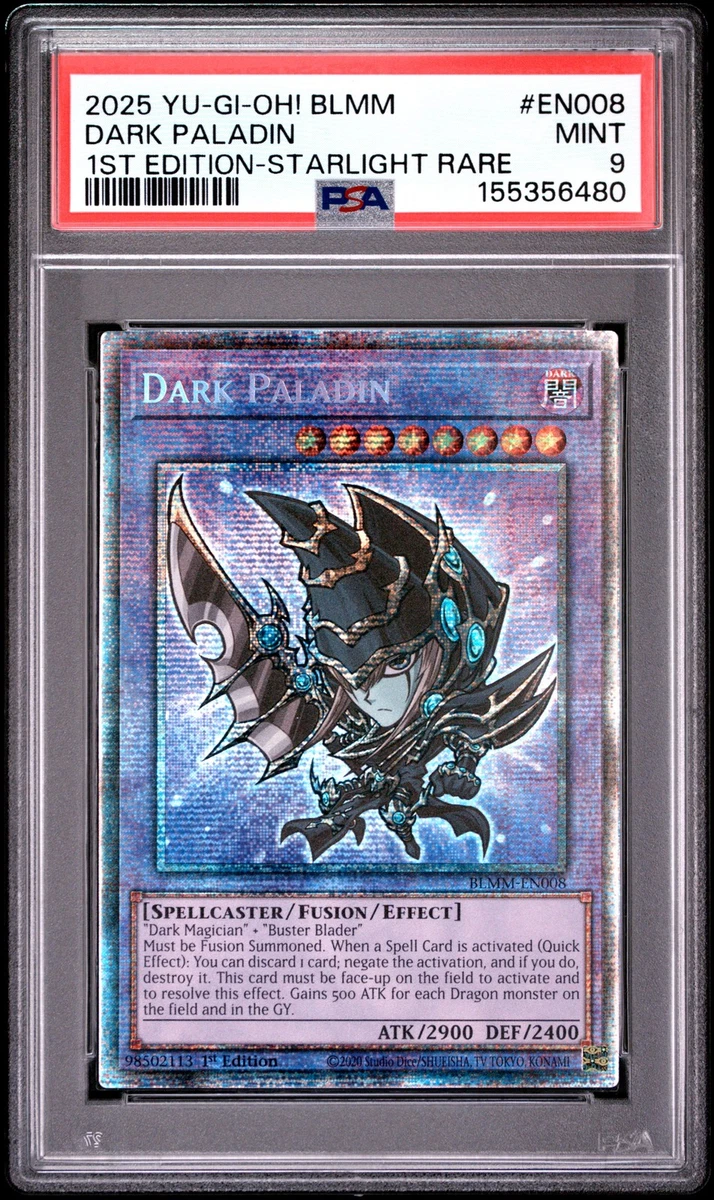 Dark Paladin Yu-Gi-Oh! TCG Professional Sports Authenticator (PSA