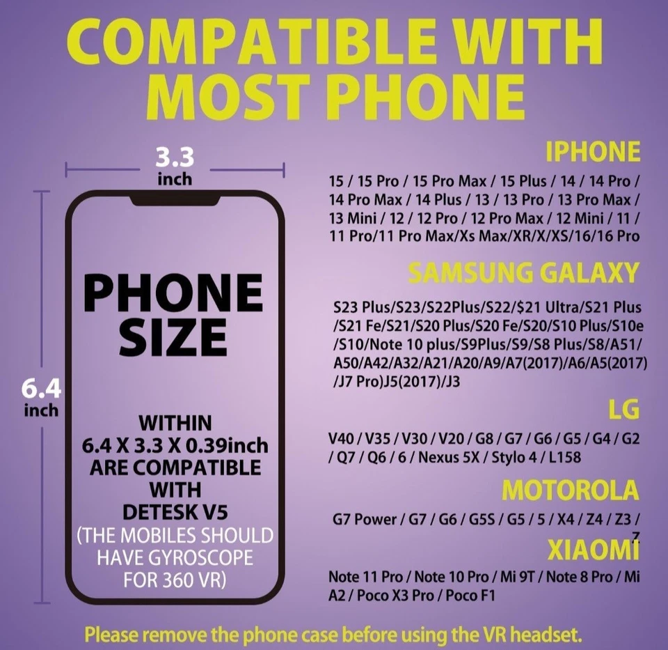 DESTEK V5-4 VR Headset White /iPhone /Samsung/Android with Controller/Black - Image 3 of 4