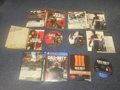 Call of Duty Black Ops 3 + Red Dead Redemption + Just Cause 2 Playstation 3 4