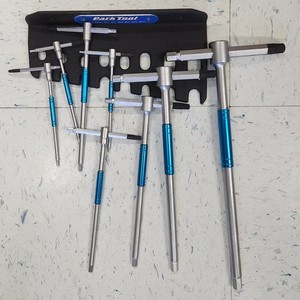 Park Tool THH-1 Sliding T-Handle Bike Hex Wrench Set w/ Wall-Mount  OPEN PACKAGE