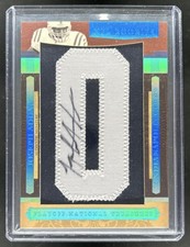 2006 National Treasures Joseph Addai Rookie Auto Letters #/80 Colts