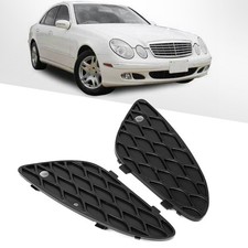 Pair Of Front Bumper Grill Cover Mesh Grille For Mercedes E-Class BXYB